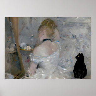 Cat Morisot Frau bei ihrem Toilette-Pop Poster