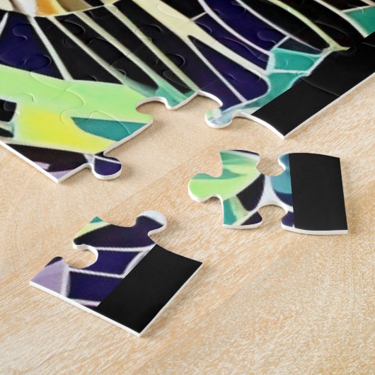 Cat mosaic multicolor schöne kitty Stimmen Puzzle (Seite)