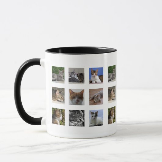 Cat Mosaic-Tasse Tasse (Links)