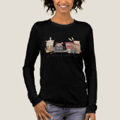 Cat Mother & Coffee Lover - Niedlich & gemütlich H Tri-Blend Shirt (Vorderseite)