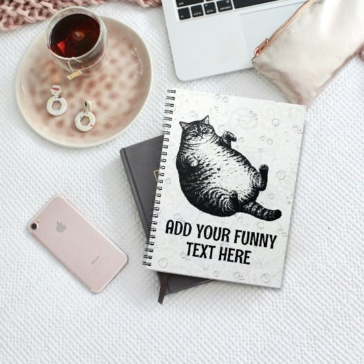 Cat Mother I Am But Skin and Bones For Cat Lover Notizblock