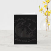Cat Mother I Am But Skin And Bones Karte (Gelbe Blume)