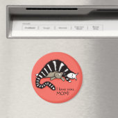 Cat Mother schützt ihre Niedliche Kitty Liebe Mama Magnet (In Situ (Geschirrspüler))