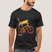 Cat Mountain Biking Mtb Mountain Biker Mountainbik T-Shirt (Vorderseite)