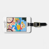 Cat Mouse Best Friends Bicycle Custom Gepäckanhänger (Vorderseite horizontal)