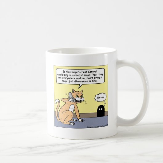 Cat & Mouse Dinnerware Funny Cartoon Geschenke & T Kaffeetasse (Rechts)