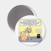 Cat & Mouse Dinnerware Funny Cartoon Geschenke & T Magnet (Vorderseite/Rückseite)