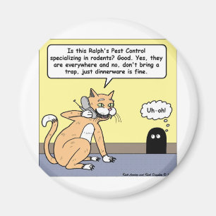 Cat & Mouse Dinnerware Funny Cartoon Geschenke & T Magnet