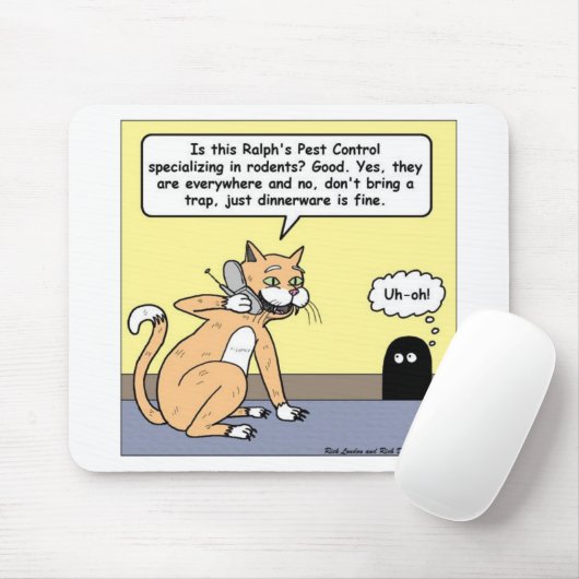 Cat & Mouse Dinnerware Funny Cartoon Geschenke & T Mousepad (Mit Mouse)