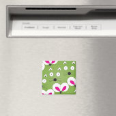 Cat Mouse Muster grün Magnet (In Situ (Geschirrspüler))