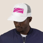 Cat Mouse Muster Hot Pink Truckerkappe (Beispiel)