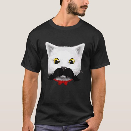Cat Mouse Niedlich Cat Parody T-Shirt (Vorderseite)