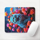 Cat Mouse Pad - Perfektes Geschenk für Katzen-Lieb Mousepad (Mit Mouse)