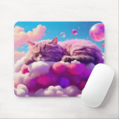 Cat Mouse Pad - Perfektes Geschenk für Katzen-Lieb Mousepad (Mit Mouse)
