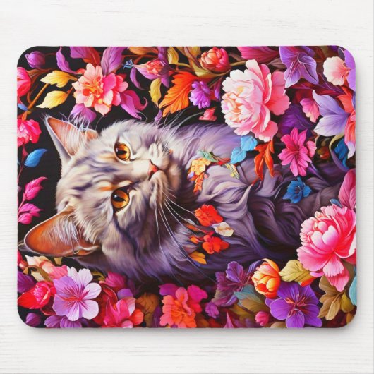 Cat Mouse Pad - Perfektes Geschenk für Katzen-Lieb Mousepad (Vorne)