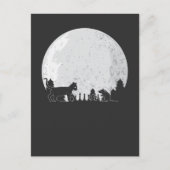 Cat Mouse Vollmond Postkarte (Vorderseite)