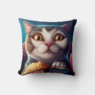 Cat Movie Kissen