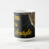 Cat mug catitude it's a lifestyle kaffeetasse (Mittel)