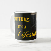 Cat mug catitude it's a lifestyle kaffeetasse (Vorderseite Links)