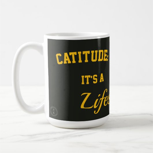 Cat mug catitude it's a lifestyle kaffeetasse (Links)