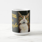 Cat mug catitude it's a lifestyle kaffeetasse (Mittel)
