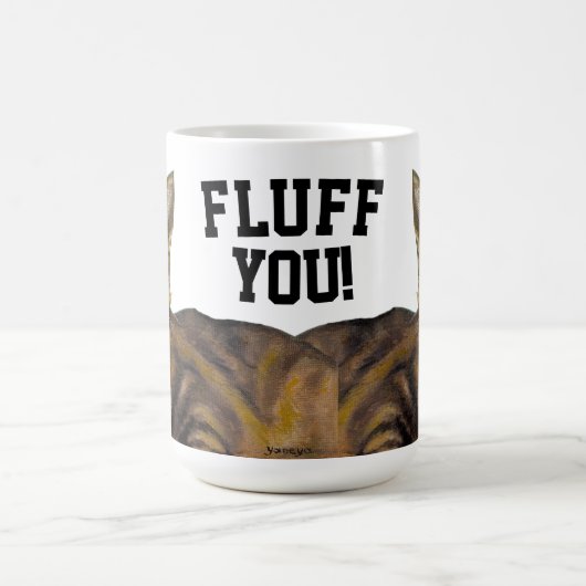 Cat mug fluff you kaffeetasse (Mittel)