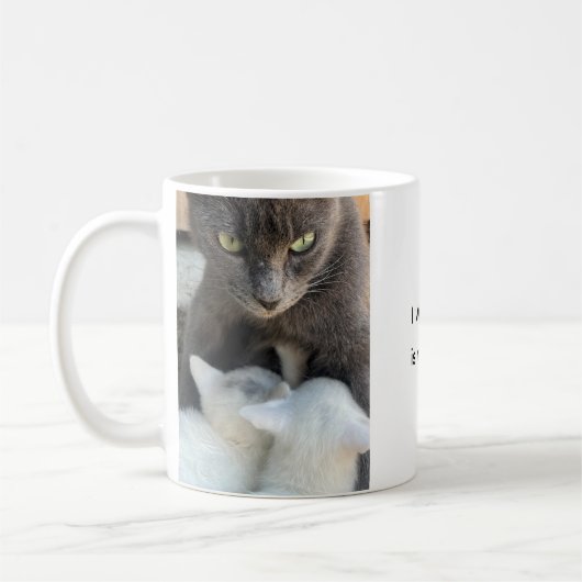 Cat Mug, Motherhood Fun, Funny Mug Kaffeetasse (Links)