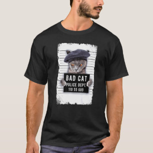 Cat Mug Shot T-Shirt