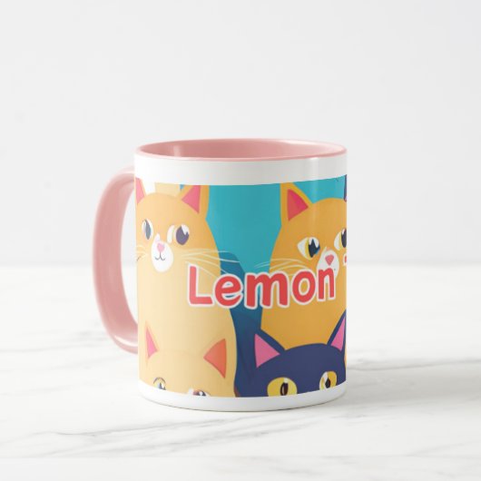 cat mug tasse (Vorderseite Links)