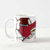 Cat Mug Wishing Merry Christmas Kaffeetasse (Links)