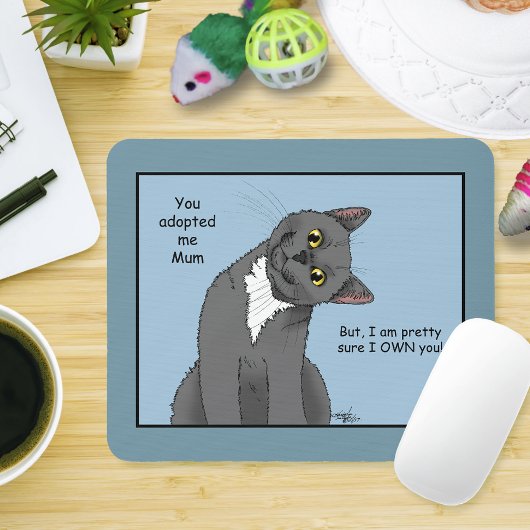 Cat Mum Adoption Mutter Daten Mousepad
