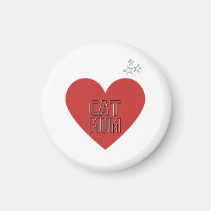 Cat Mum Kühlschrankmagnet
