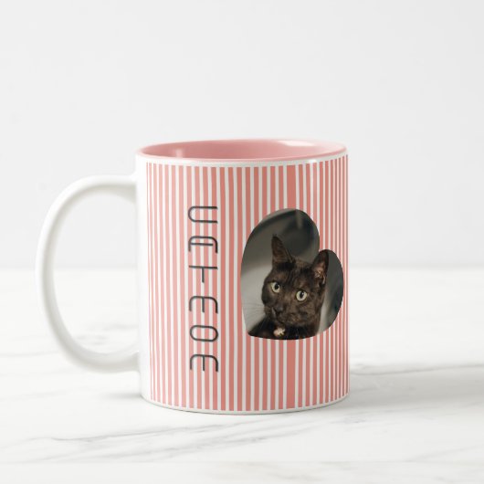 Cat Mum zwei Foto Tasse (Links)