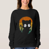Cat Murderer Halloween Sweatshirt (Vorderseite)