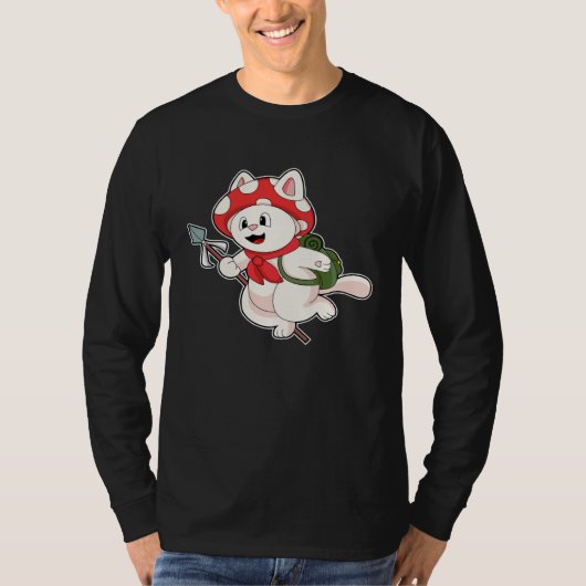 Cat Mushroom T-Shirt (Vorderseite)