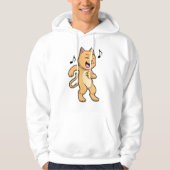 Cat Music Dance Hoodie (Vorderseite)