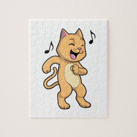 Cat Music Dance Puzzle (Vertikal)