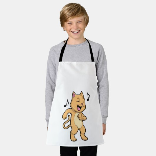 Cat Music Dance Schürze (Getragen)