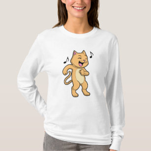 Cat Music Dance T-Shirt