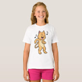 Cat Music Dance T-Shirt (Vorne ganz)