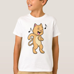 Cat Music Dance T-Shirt