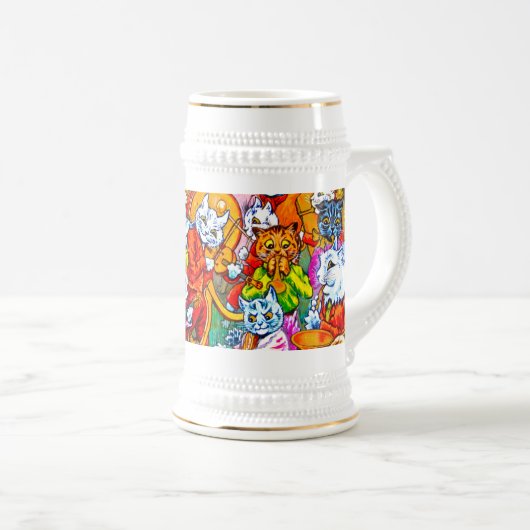 Cat Musical Band Bierglas (VorderseiteRechts)