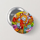 Cat Musical Band Button (Vorne & Hinten)