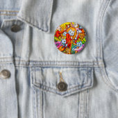 Cat Musical Band Button (Beispiel)