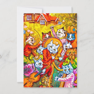 Cat Musical Band Einladung