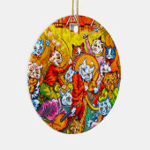 Cat Musical Band Keramik Ornament (Rechts)