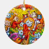Cat Musical Band Keramik Ornament (Hinten)