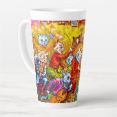 Cat Musical Band Milchtasse (Linke Ecke)
