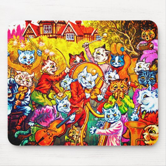 Cat Musical Band Mousepad (Vorne)