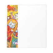 Cat Musical Band Notizblock (Vorderseite)